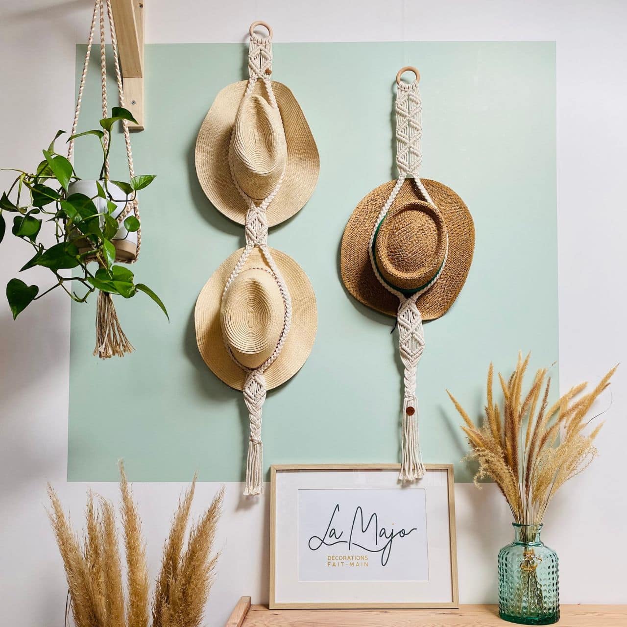 Accessoire en macramé signés La Majo Decorations