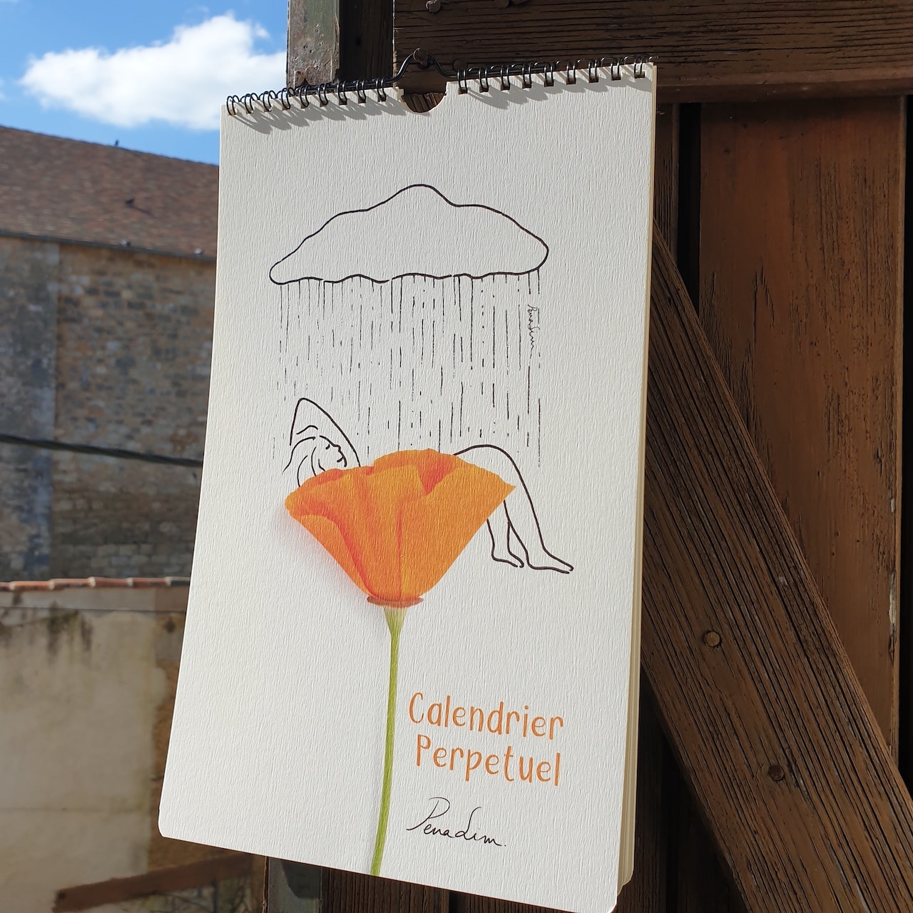 Les tirages sont édités dans deux imprimeries de la Vienne, à quelques kilomètres de mon atelier PenaSim est une microédition qui s’inscrit résolument dans son environnement. Je crée avec la nature pour en révéler son élégance, sa poésie, et jouer avec sa pluralité. Faire avec ce qui est là et ouvrir des chemins désirables.