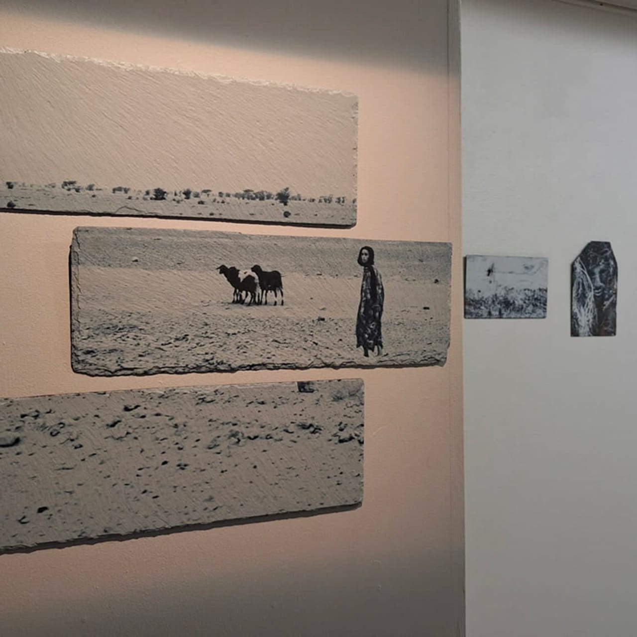 La photographie numérique peut-être transcendée par son support. L'ardoise, entre autres, offre une autre dimension. Deux histoires apparemment distinctes se retrouvent intriquées : l'histoire géographique de l'ardoise, son vécu, les stigmates du temps et celle de la photographie cueillit. Une douce expression qui en fait une pièce unique, fabriquée en France et localement.