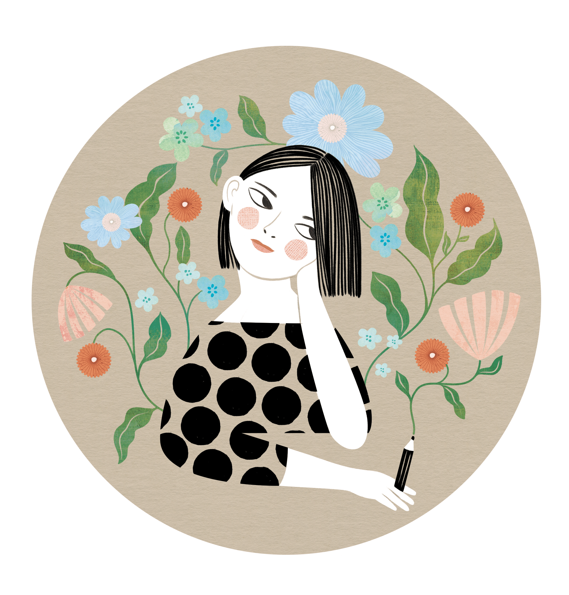 Illustration du portrait de la créatrice Marie Debons