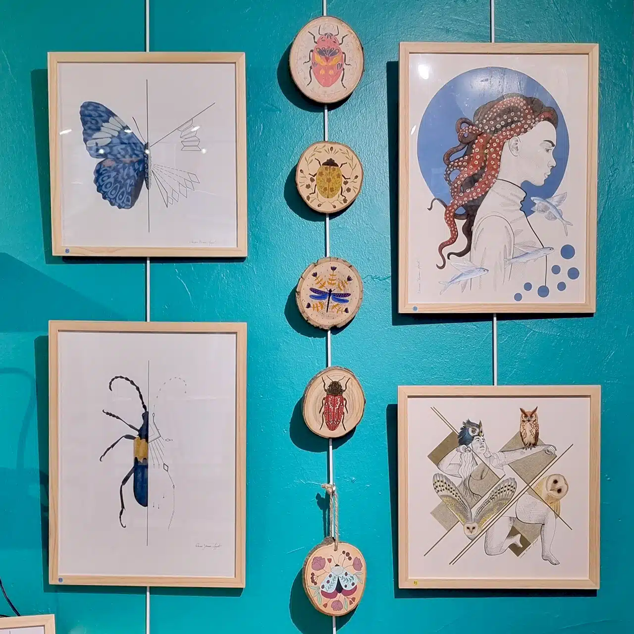 Illustratrice et décoratrice poitevine, vous développez un univers poétique et engagé aux frontières de l'Art déco, de la nature et de l'écoféminisme.